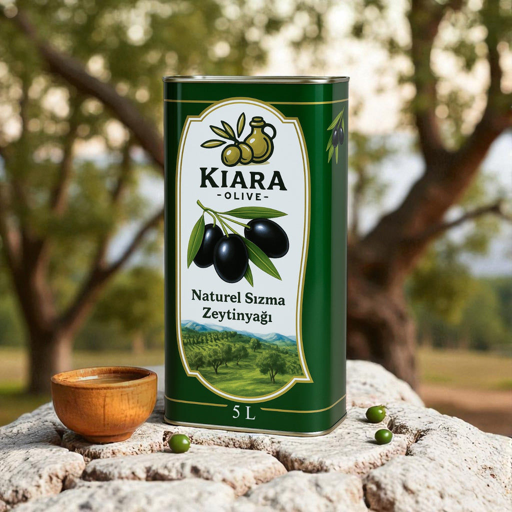 Yüksek Polifenol Naturel Sızma Gurme Zeytinyağı 5 Litre